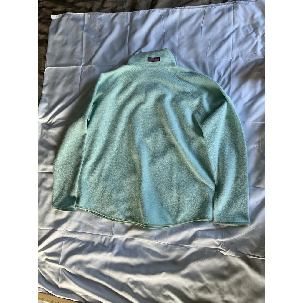 Vineyard Vines Sweater Mens Large Fleece Quarter‎ Zip Pullover Outdoors